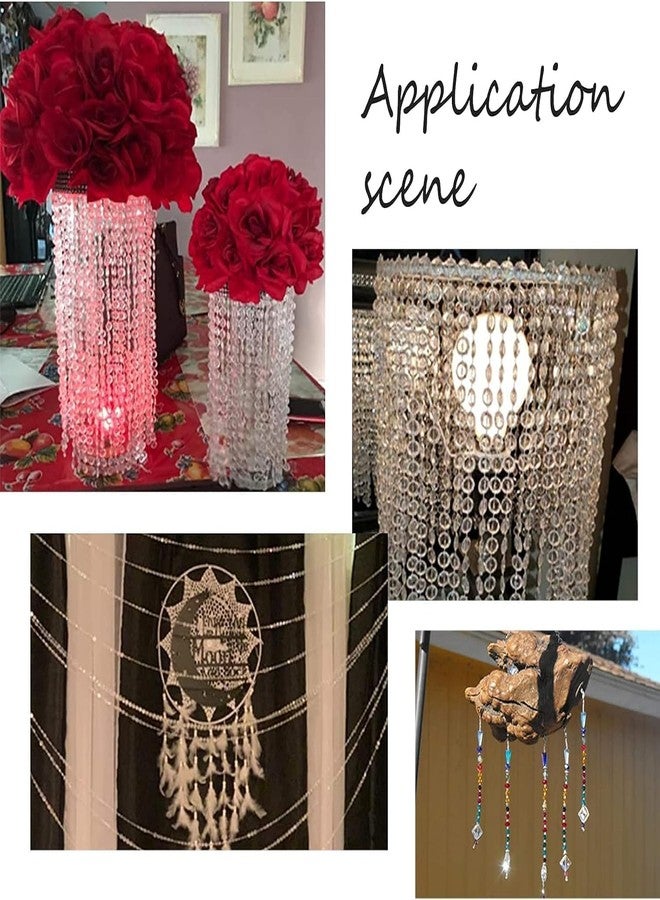 دي آي واي كرافتس خرز كريستالي للأعمال اليدوية لصنع المجوهرات، ألوان متنوعة، شكل سداسي 5.5 مم، خرز كريستالي ثنائي المخروط 6 مم، خرز زجاجي ثنائي المخروط صغير متعدد الأوجه لصنع الأساور والقلائد والأقراط (2000) - Image 4